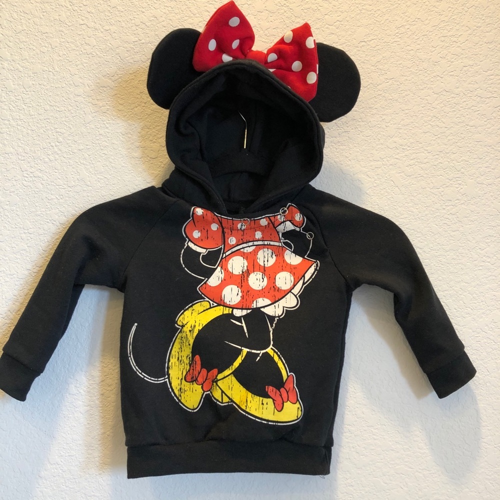 Disney Toddler Minnie Sweatshirt Hoodie - Picture 1 of 9
